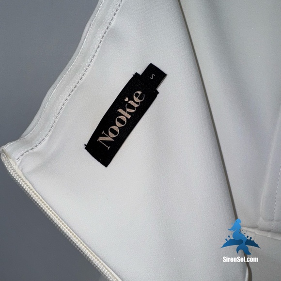 1116 NWT Nookie Bella Strapless Midi Dress - Size S - Ivory - Picture 10 of 13